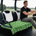 thumbnail image 5 of Pzuqiu Golf Cart Seat Cover with Golf Pattern, Non Skid Protector with Multiple Pockets for Golf Lovers Outdoor Trips, 5 of 9