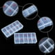 thumbnail image 5 of Caja de Puntas de UñAs Organizador de Puntas de UñAs VacíAs Caja de Almacenamiento de UñAs Espacios Caja de Almacenamiento Contenedor Caja de UñAs Caja de Rejilla, 5 of 5