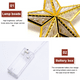 thumbnail image 3 of Adorno para árbol de Navidad Apuakthei, adorno para árbol de Navidad con forma de estrella iluminada, luz de estrella para la copa del árbol, decoración para árbol de Navidad, 3 of 5