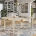 thumbnail image 4 of Furniture of America Tabitha Dining Table in Antique White, 4 of 9