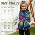 thumbnail image 7 of Garronmavis Colorful Leopard Print Kids Vest Size 11-12 Wind Proof Winter Lightweight Sleeveless Jacket with Pocket Comfortable Boys Zippered Vests Versatile Fall Outfits Fashion Clothing, 7 of 7