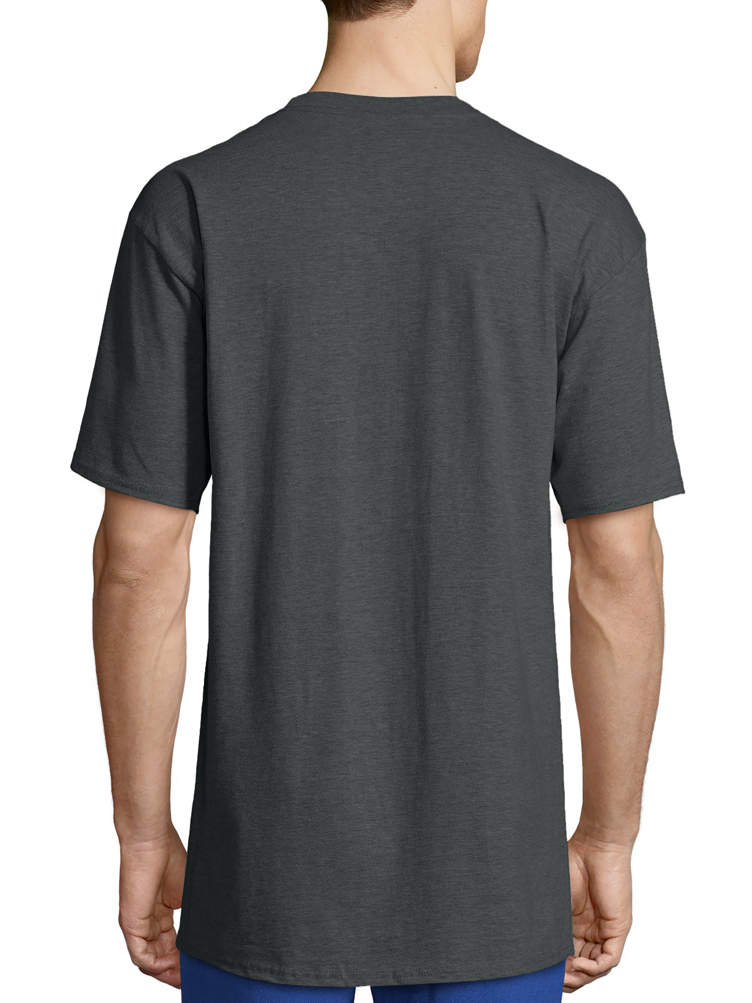Hanes Big Men's Beefy Heavyweight Short Sleeve T-shirt - Tall Sizes, Up To Size 4XT - image 3 of 7