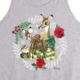 thumbnail image 2 of Disney Bambi - Christmas - Family In The Forest - Men's Jersey Tank Top, 2 of 4