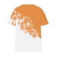 thumbnail image 4 of Fiudx Camisas de Mujer Blusas de Talla Grande para Mujer, Blusa con Cuello En V, Blusa Informal Holgada de Manga Corta de Verano, 4 of 5