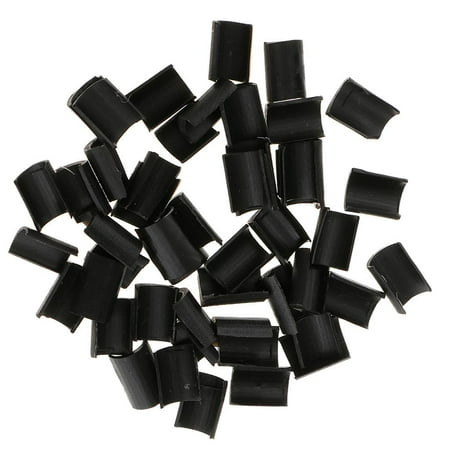 QSTDGVPW Professional Salon Keratin Granule Bonding Nail Shaped Hot Fusion Glue Black