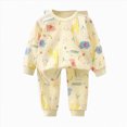 thumbnail image 5 of UAYOTSE Childrens Comfortable and Breathable Long Sleeved Home Clothes Cute Cartoon Pattern Pajama Set,Sizes 4-5 Years, 5 of 5