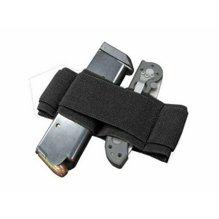 - Elastic Keeper Black, Multiple elastic straps on the front By CONDOR