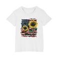 thumbnail image 5 of Ugoldhm Boys 4th of July Cotton Tees Star Spangled Summer Shirts Size 3-10 Relaxed Fit Crew Neck Patriotic Tops, 5 of 6