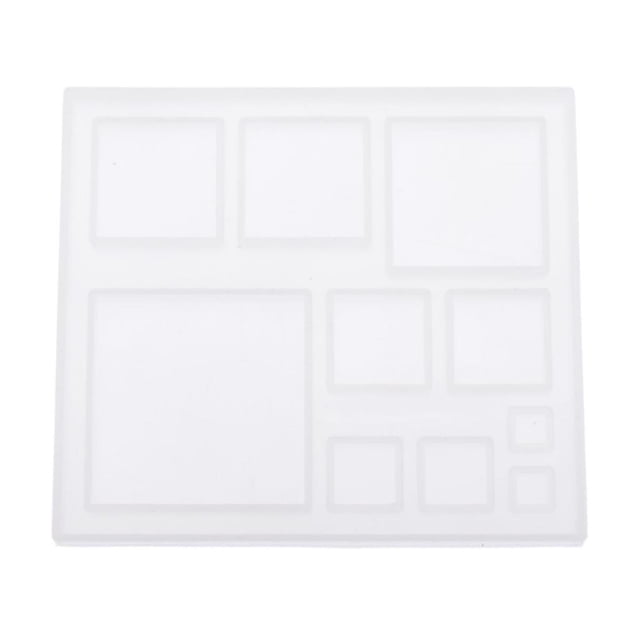 Molde de silicona de copo de nieve Sunnimix cuadrado 12 cavidades