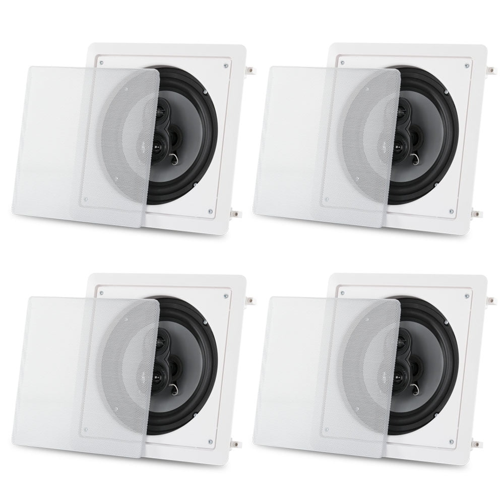 Acoustic Audio CS-IC63 Flush Mount in Ceiling Speakers with 6.5 Woofers 6 Pair 