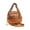 Brown, variant on GEZHEN Basketball Bag Women Shoulder Chain Basketball Shaped Purse Round Body Handbag