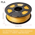 thumbnail image 4 of SUNLU PLA 3D Printer Filament 1.75mm Dimensional Accuracy +/- 0.02mm 1kg(2.2lbs) Spool, Yellow, 4 of 8