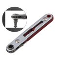 thumbnail image 2 of Llave de trinquete de cabeza de doble accionamiento de 1/4 pulgadas con Mini llave de trinquete Destornillador de trinquete desplazado Zulema Llave de trinquete, 2 of 8