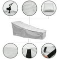 thumbnail image 4 of Waterproof Silver Sun Lounge Chair Dust Oxford Outdoor Garden Furniture Cover, 4 of 8