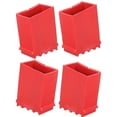thumbnail image 4 of Cubiertas para pies de escalera perfecl 4x antideslizantes de goma 5 cm x 28 cm, 4 of 8