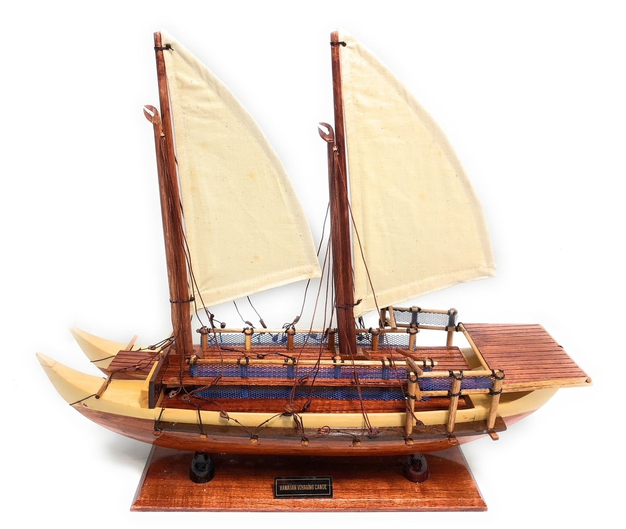 Hokulea Sailing Canoe Reproduction Scaled 18"X15" rpc777