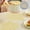 Gold, variant on Hollow Maple Leaf Placemat, 14.96" PVC Heat Safe Desk Pad, Oil Proof Western Style Mat, 1 Pack, Ideal for Thanksgiving, Dining Room and Kitchen Use