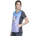 thumbnail image 7 of Tooniforms Scrubs Top for Women V-Neck TF637, M, Minions Rainbow, 7 of 7