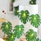 thumbnail image 4 of pstuiky 20 hojas de palmera artificiales de ratán tropical con LED para colgar en la pared, 4 of 7