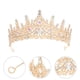 thumbnail image 3 of KAKOWELY Tiara de cristal barroca para novias, bodas, tiaras de diamantes de imitación, tiaras de cristal para cumpleaños, tiaras de graduación, diademas, tiaras de corona de princesa., 3 of 4
