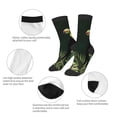 thumbnail image 3 of Goofa Palm Leaves And Exotic Birds Pattern Children's Crew Socks, Kids' Daily Wear and Sports Socks, Breathable Socks, Sports Socks, Moisture-Wicking Socks for Children, 3 of 6