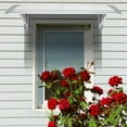 thumbnail image 5 of sluting Door Window Rain Canopy Polycarbonate ABS Eaves Cover 100x80cm for Doorway, Window, Garage Entrance, Patio, 5 of 25