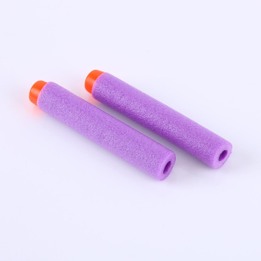 100pcs Multicolor Foam Soft Bullets Toy Gun Darts Refill Bullet for Kids 