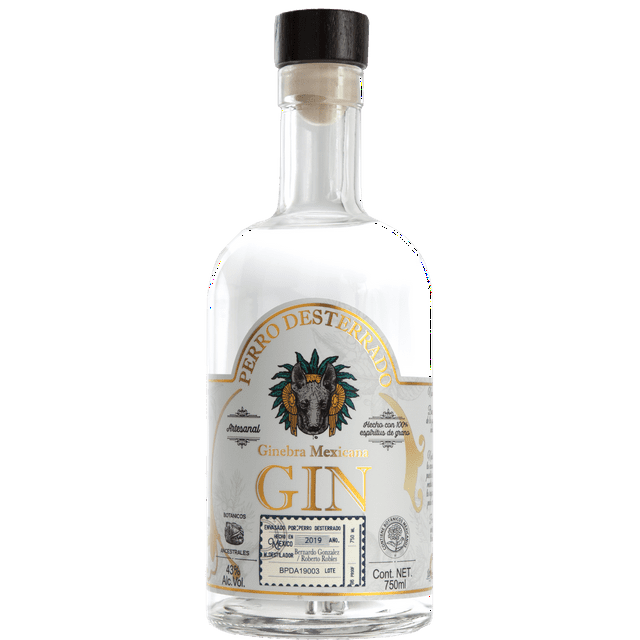 Gin Artesanal Mexicano Perro Desterrado London Dry
