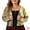Gold, variant on DARING DIVA Women's Plus Sequin Cardigan Glitter Shinny Long Sleeve Shrug 1X Gold