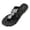 hwj# Black249, variant on Huowey Women Thong Flip Flops Glitter Rhinestone Floral Flat Slide Sandals Non Soft Sole Summer Beach Casual Walking Footwear For Ladies Holiday Outdoor Sandals,Gold,6.5