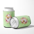 thumbnail image 5 of Pomeranian #2 Green Flowers Can or Bottle Hugger, 5 of 5