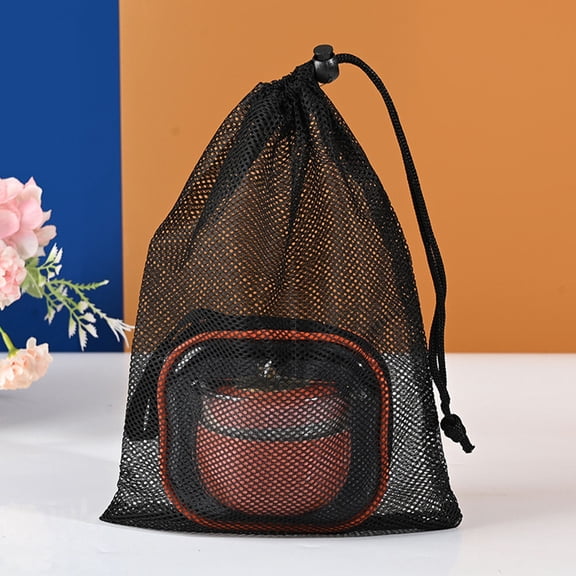 GETAJGHSD 10Pcs Mesh Net Bag for Swimming and Travel