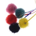 thumbnail image 3 of 5Pcs Golf Rubber Tees With 4cm Imitation Mink Fur Plush Balls&Handmade Rope Prevent loss Different Colors Golf Ball Holder 5Pcs, 3 of 5