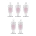 thumbnail image 1 of Dolls House Kitchen Plastic Candy Bottles Miniatures 1:12 Scale Light Pink, 1 of 8