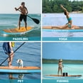 thumbnail image 6 of 10' Inflatable Stand up Paddle Board Kayak, with Premium Accessories, Waterproof Dry Bag for Adult, with Ultralight ,Non-Slip Deck, Adjustable Paddle, 6 of 10