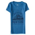 thumbnail image 1 of Aeropostale Mujer Catskill Mts. Camiseta gráfica, azul, extragrande Aeropostale Camiseta gráfica, 1 of 2