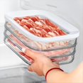 thumbnail image 4 of Contenedor de Carne para el Almuerzo para Refrigerador Caja de Conservación de Tocino Almacenamiento de Tocino Solución de Almacenamiento de Alimentos Desmontable, 4 of 5