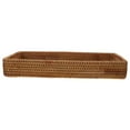 thumbnail image 4 of WHAMVOX  Rectangle Rattan Serving Tray Woven Wicker Trays Decorative, 4 of 8