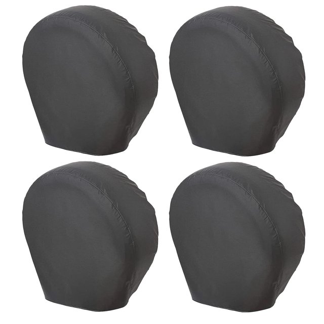 4 uds. cubiertas de rueda Rv 190t impermeable Uv Sun Tough Protector de neumático Afortunado Sencillez