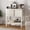 Beige, variant on FROMJBEST 31.5" Black Entryway Console Table with Sliding Drawer Doors and Storage Shelf for Hallway, Living Room, or Office