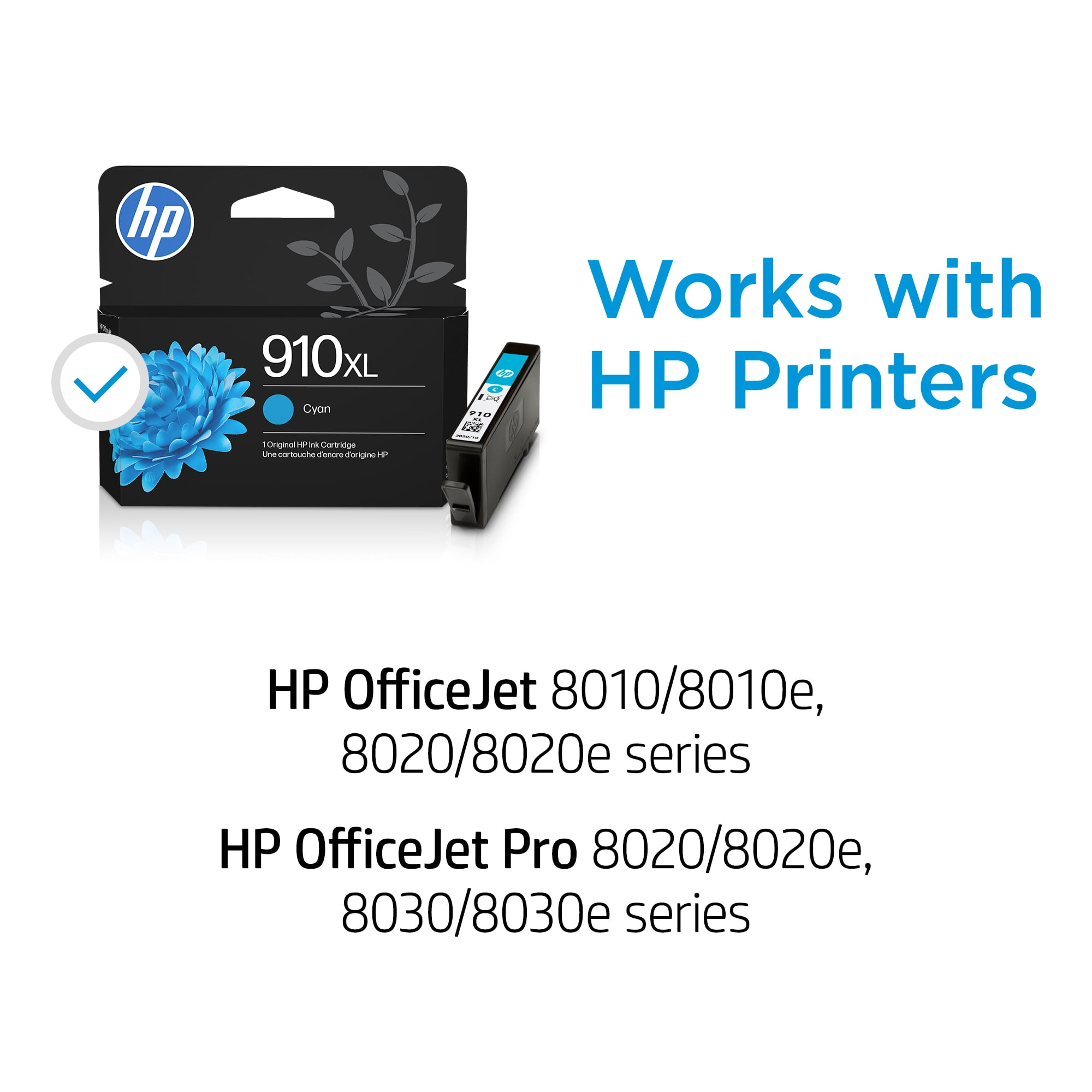 HP 910XL Cyan Original Ink Cartridge