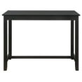 thumbnail image 2 of Riverbay Furniture 36" Wood Counter Height Pub Table in Black, 2 of 5