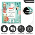 thumbnail image 3 of Cute Animals Christmas Dishwasher Magnet Cover, Refrigerator Door Cover Magnectic Sticker Kitchen Panel Decal Appliances Decor 23x26inch, 3 of 6