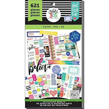 Christian Faith Stickers - The Happy Planner Faith Stickers: 621 Pack
