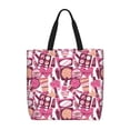 thumbnail image 1 of Disketp Cute Girl Bolsa Tote de Lona para Mujer, Bolso de Hombro y Cruzado con Cierre de Cremallera, 1 of 7