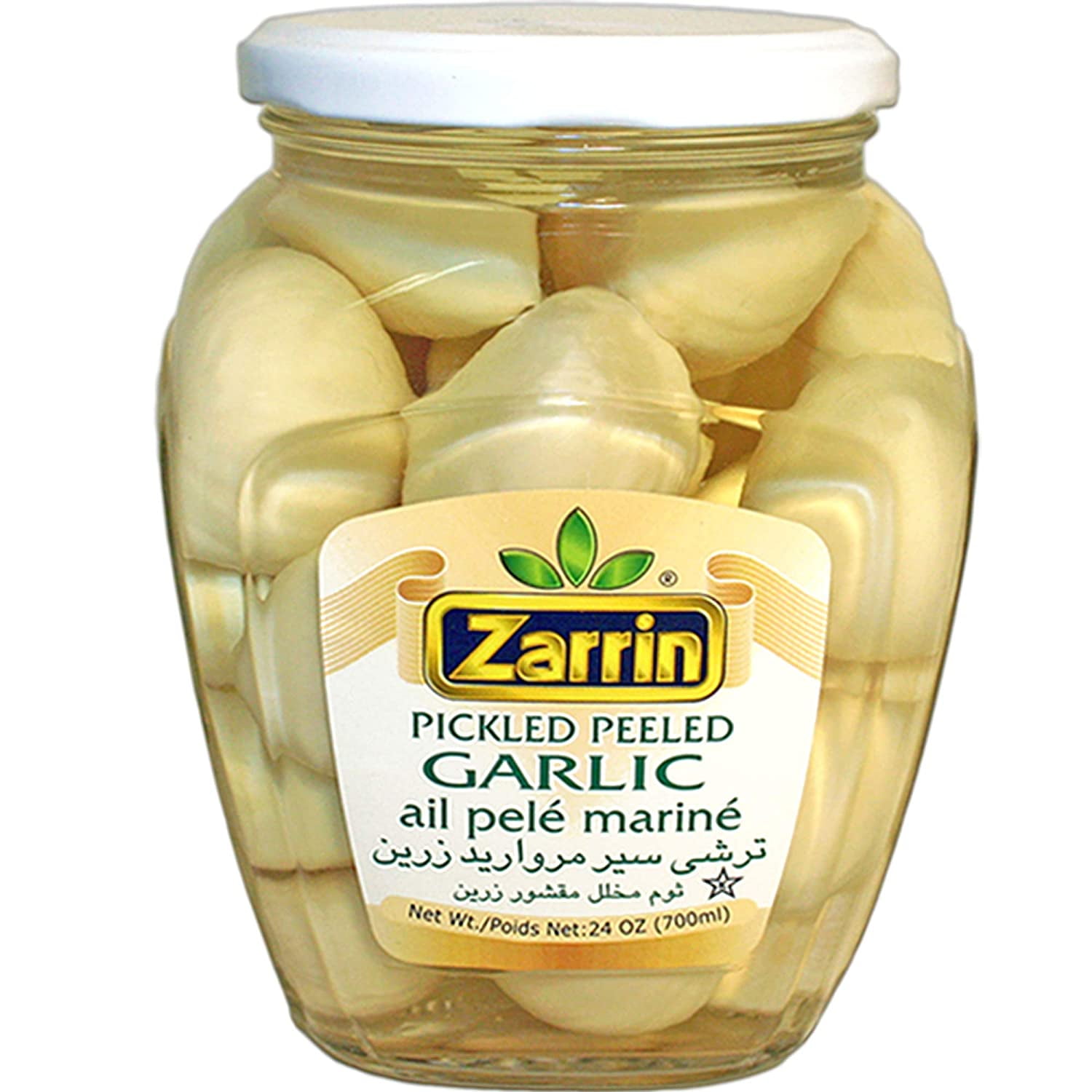 Zarrin - Pickled Peeled Garlic, 24 Oz