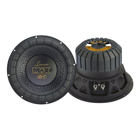 - Lanzar 8 Inch 600W 4 Ohm 4 Layer Voice Coil Car Audio Subwoofer (2 Pack) | MAX8