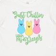 thumbnail image 4 of Inktastic Funny Easter Just Chillin' with My Peeps Boys or Girls Baby T-Shirt, 4 of 5