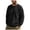 Black, variant on Men Crewneck Sweatshirt Long Sleeve Multi Pocket No Hood Pullover Crewneck Sweatshirt Casual Travel Daily Fall Warm Pullover (Black, S)