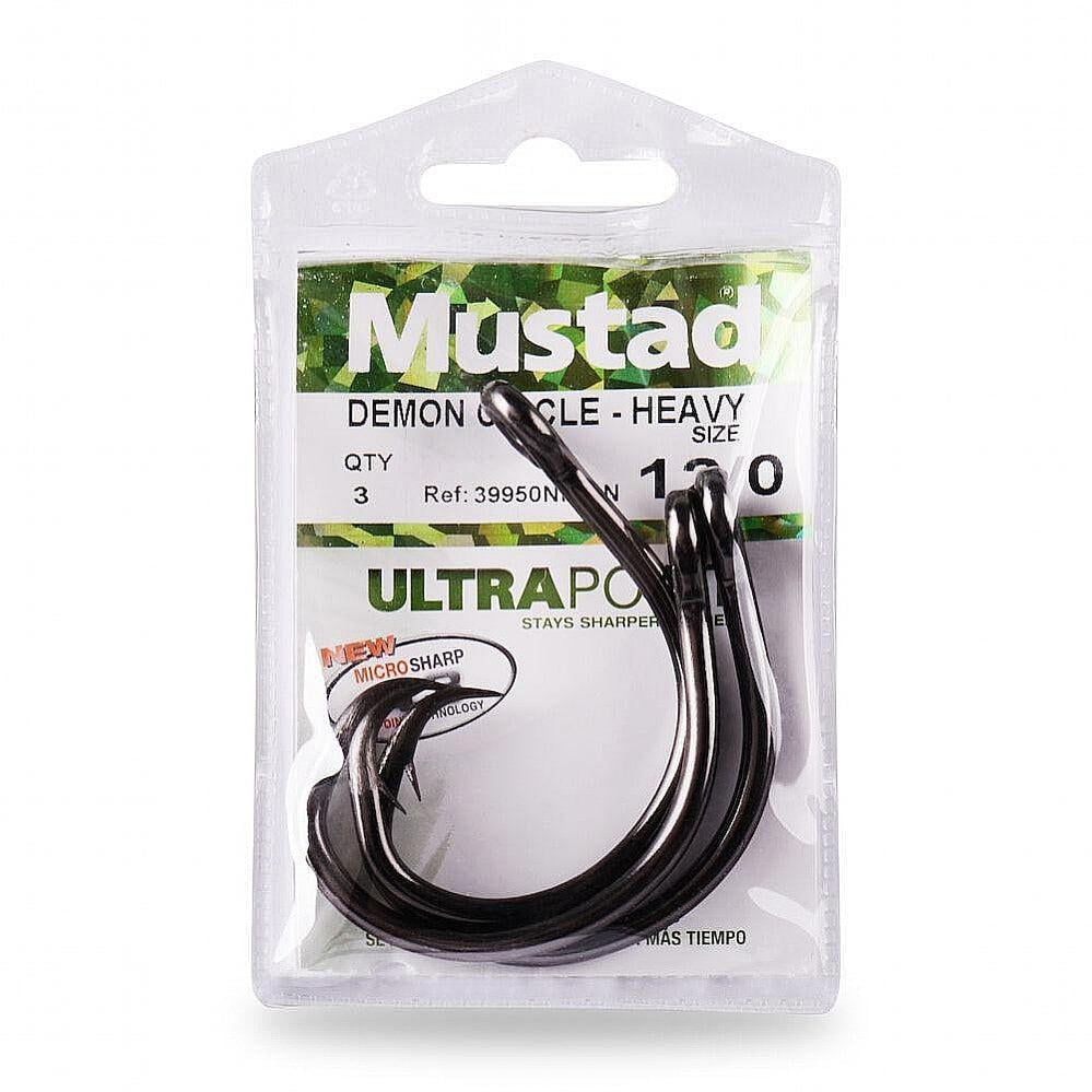 Mustad Demon Perfect Circle Wide Gap Hook - 25PK 10,0 Hooks